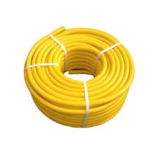 Image of Garden Hose Pipe Reel Heavy Duty Reinforced Anti-kink Outdoor Hosepipe Yellow