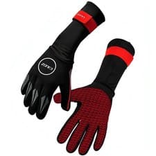 Image of Zone3 Neoprene Swim Gloves Black Swimming Mens Womens