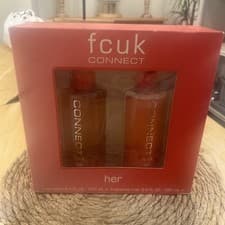 Image of FCUK - Connect - HER- Gift Set - Body Lotion + Fragrance Mist - 250ml Each - NEW