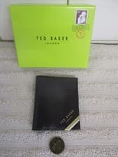Image of Ladies Ted Baker Chocolate Brown Leather Wallet Card Holder BNIB... WOW