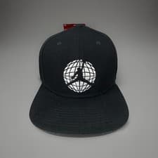 Image of Nike Air Jordan 9 Retro Snapback Cap Hat, 686952-010, Black & White