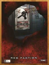 Image of 2001 Red Faction Playstation 2 PS2 Vintage Print Ad/Poster Video Game Promo Art