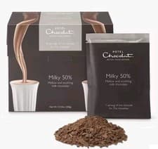 Image of Hotel Chocolat Milky 50% Hot Chocolate Sachets Luxury Chocolate Pack of 10