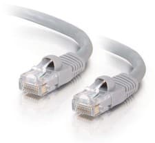 Image of C2G 1m Cat5e Booted Unshielded (UTP) Network Patch Cable - Grey