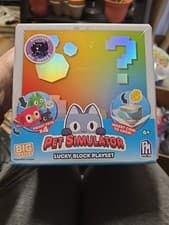 Image of Pet Simulator Lucky Block Playset Fidget Pets x4 Insert Coin To Open New Sealed
