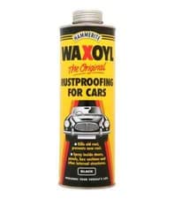 Image of Hammerite Waxoyl Rustproofing Spray Treatment for Cars Black 1L