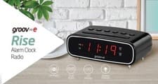 Image of Alarm Clock with FM Radio LCD Display & Dimmer Function