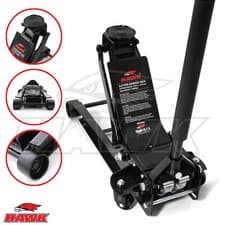 Image of 3 TONNE LOW PROFILE HYDRAULIC FLOOR LIFTING CAR JACK HEAVY DUTY RACE GARAGE LIFT