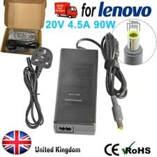 Image of 90W AC Adapter Charger For Lenovo Thinkpad T410 T420 T510 T520 T60 T61 Laptop UK