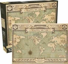 Image of Fantastic Beasts Map 1000 piece jigsaw puzzle 690mm x 510mm  FOR CLEARANCE