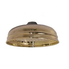Image of Aqualisa 200mm Traditional Drencher Shower Head in Gold