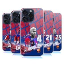 Image of OFFICIAL FC BARCELONA 2023/24 FIRST TEAM HARD BACK CASE FOR APPLE iPHONE PHONES