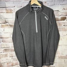 Image of Regatta Women's Montes Lightweight Half-Zip Fleece Top Charcoal Uk Size 16 New