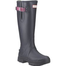 Image of Hunter Balmoral Adjustable Neoprene Lined Size 4 Womens Navy RRP £220