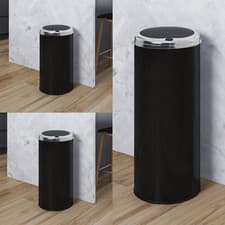 Image of Inmotion Touch Open Manual Stainless Steel Kitchen Waste Dust Bin Various Colour