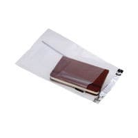 Image of Ampac Envelope 165x230mm Lightweight Polythene Clear with Panel (Pack of 100)