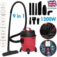 Image of 15L Wet Dry Vacuum Cleaner Cylinder Powerful Upright Vacuum for Cleaning HOT