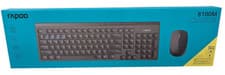 Image of Rapoo 8100M Multi Mode Wireless Keyboard & Mouse Set UK QWERTY Layout Black