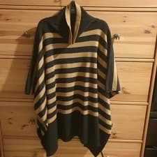 Image of Accessorize Oversized Stripe Poncho