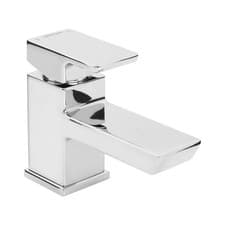 Image of Bristan Cobalt Contemporary Basin Mixer Tap with Clicker Waste, Chrome