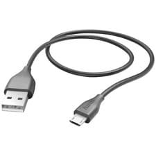 Image of Hama 201586 USB charging cable USB-A to Micro-B 1.50 m Black