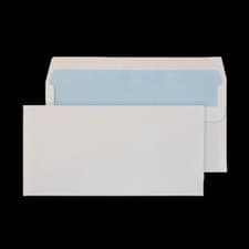 Image of Envelopes DL White PLAIN (No Window) Self Seal  Postal