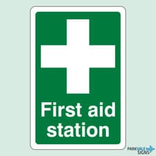 Image of First Aid Station Sign