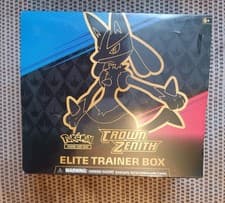 Image of Pokémon TCG Crown Zenith Elite Trainer Box ETB New Sealed - Damaged Shrink Wrap