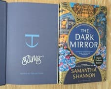 Image of SAMANTHA SHANNON SIGNED THE DARK MIRROR WATERSTONES EXCLSVE A BONE SEASON NOVEL