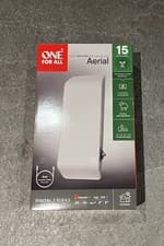 Image of One For All SV9450 Amplified Outdoor Digital TV Aerial, White, 27.0 cm*12.1... 