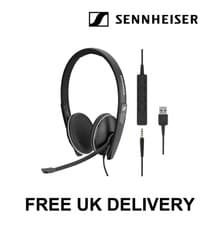 Image of EPOS Sennheiser Adapt 165 USB II Headset Black - complete with Travel Bag