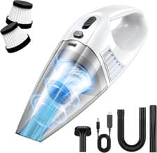 Image of 9000Pa Powerful Cordless Car Vacuum Cleaner with 2 Filters Multi Nozzles