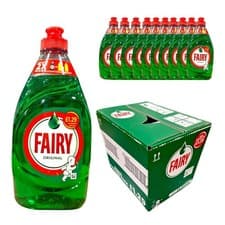 Image of Fairy Original Washing Up Liquid Kitchen Dish 320ml LiftAction Box Pack