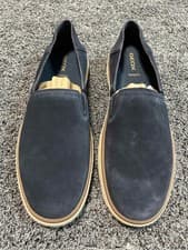 Image of GEOX Mens Loafers U55DWA 00022 EU 42 Navy Blue New Unworn