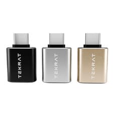 Image of USB to USB C Adapter 3 Pack USB 3.0 Type C Adapter for MacBook Laptop Phone iPad