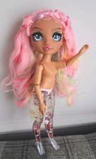 Image of Rainbow High Doll. Rosetta Sparkle & Shine Clear Legs with Sparkles in Nude NEW!
