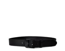 Image of Diesel Bluestar Leather Belt Black 100% Cow Leather Size 75/30 (27–28)