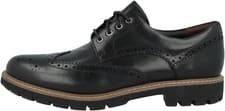 Image of BNWT Clarks Mens Batcombe Wing Leather Brogue Shoes, Black, UK8.5 / EU42.5 G