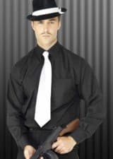 Image of 1920s Gangster Fancy Dress White Tie Roaring Twenties Al Capone Fancy Dress
