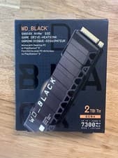 Image of WD Black SN850X 2TB NVMe M.2 SSD w/Heatsink – , 7300MB/s