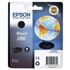 Image of Epson Globe Singlepack Black 266 ink cartridge