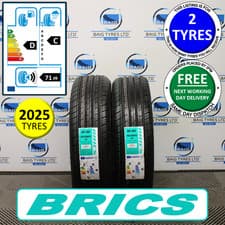 Image of X2 195 65 15 195/65R15 91H M+S BRICS BR-202 NEW TYRES *GREAT 'C' RATED!* (PAIR)