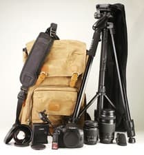 Image of Canon EOS 2000D DSLR & 18-55 & 75-300mm Lens Kit Refurbished +12Month Guarantee.