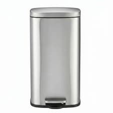 Image of Jolie Max 30L Stainless Steel Pedal Bin Soft Close Kitchen Office Rubbish Bin