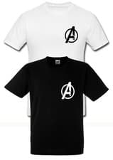Image of 2pc Marvel Avengers Logo T Shirt Infinity War Endgame Captain America Youth Kids