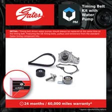 Image of Timing Belt & Water Pump Kit fits CITROEN C4 CACTUS 1.6D 2014 on BHY(DV6FD) Set