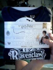 Image of HARRY POTTER BOYS RAVENCLAW T SHIRT AGES 3-4  BIRTHDAY  CHRISTMAS KIDS CLOTHES 