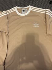 Image of Mens Adidas Originals Adicolour T-Shirt. New Without tags. Beige. XL . RRP £28