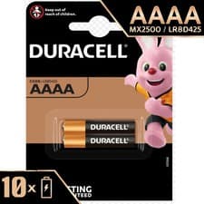 Image of 10 x AAAA DURACELL ULTRA Batteries MN2500 JABRA E96