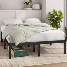 Image of Elias Double Bed frame Bed 135 x 190 cm 36cm Height Metal Bed frame